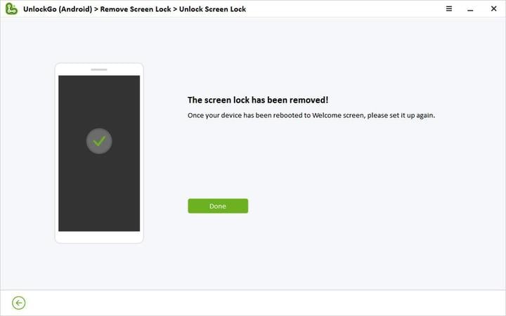 Samsung Galaxy desbloquea con éxito