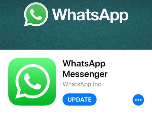 Actualice WhatsApp para arreglar WhatsApp no ​​funciona en Wi-Fi