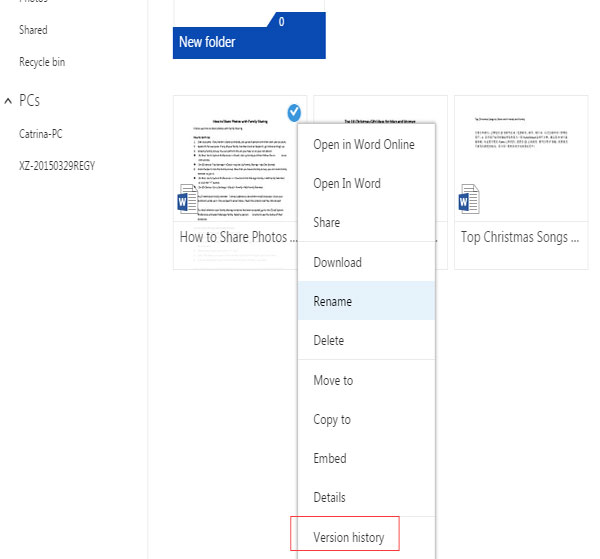 Cómo recuperar los datos del teléfono perdido a través de OneDrive