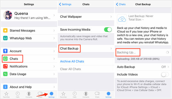 Cómo transferir los mensajes de WhatsApp desde iPhone a iPhone