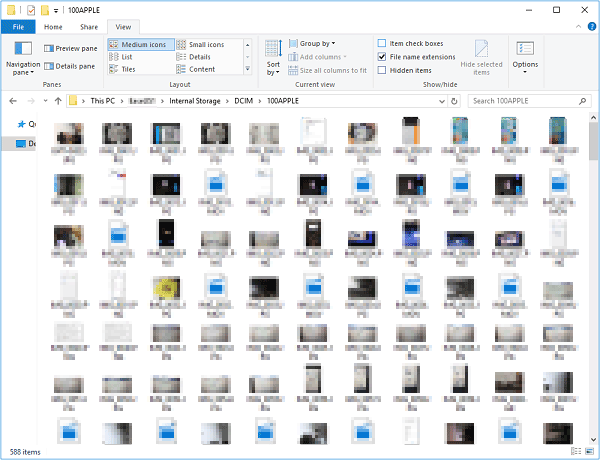 Cómo transferir fotos del iPad al disco duro a través del explorador de archivos