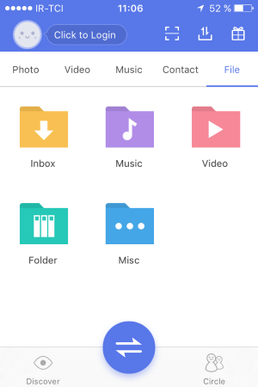 Cómo transferir el archivo de iPhone a Vivo con Zapya